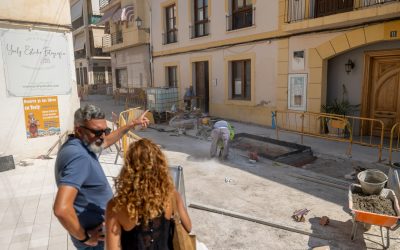 Las obras de la Plaza Mayor y la calle Federico García Lorca en l’Alfàs entran en su 3ª y última fase
