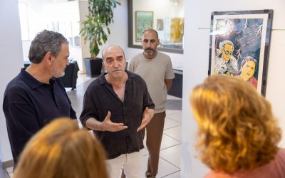 La exposición ‘REINICINE’ de Jesús R. Tortosa un homenaje ilustrado al mundo del cine que no te debes perder