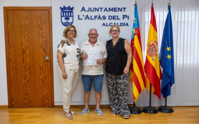 El Ayuntamiento de l’Alfàs renueva su convenio de colaboración con la Asociación de Jubilados Racó de l’Albir