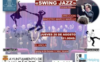 El Ancla de l’Albir escenario esta tarde del concierto solidario ‘Swing Jazz’ de Harmonium Orchestra