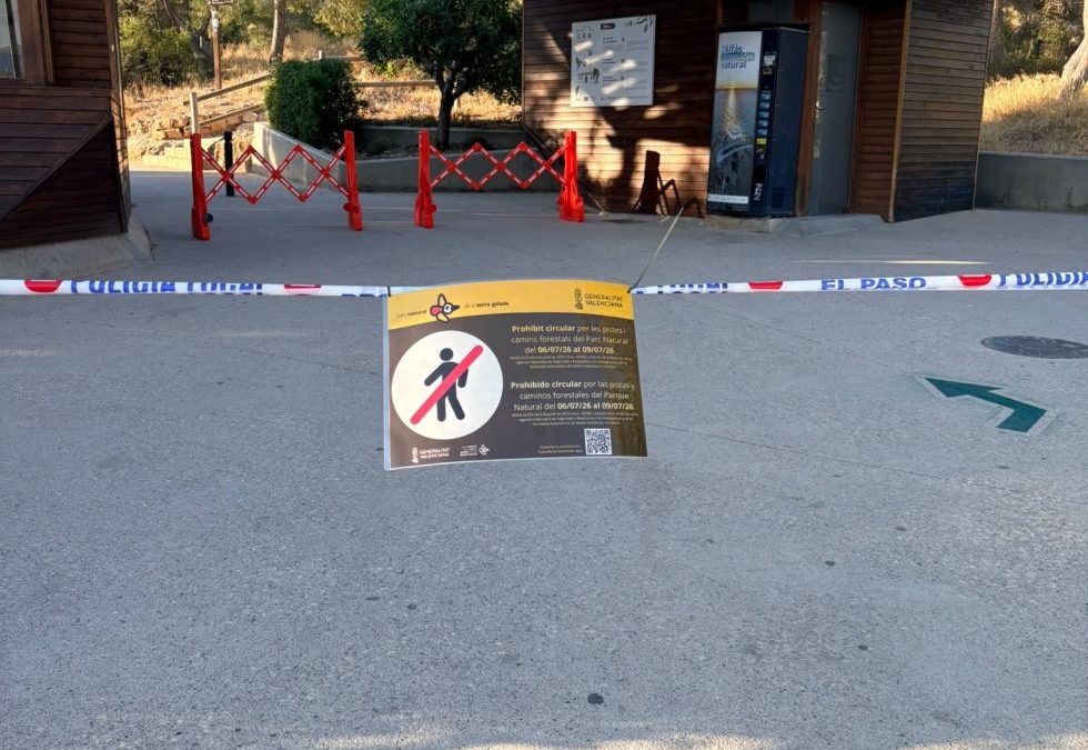 Prohibido acceder a la ruta del Faro de l’Albir y  sendas de Serra Gelada del 19 al 21 de agosto