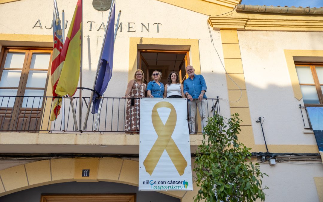 L’Alfàs del Pi se suma a la campaña de sensibilización sobre el cáncer infantil de ASPANION