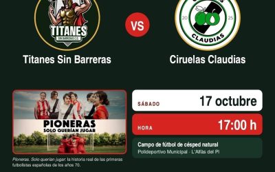 Un partido que merece llenar las gradas: Titanes Sin Barreras y Ciruelas Claudias juegan mañana por la inclusión