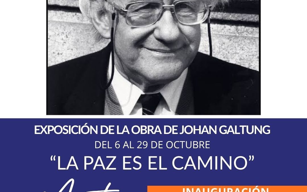 L’Alfàs recupera la figura de Johan Galtung con la exposición ‘La Paz es el Camino’